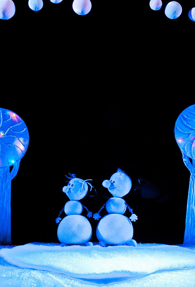 Солнышко и снежные человечки