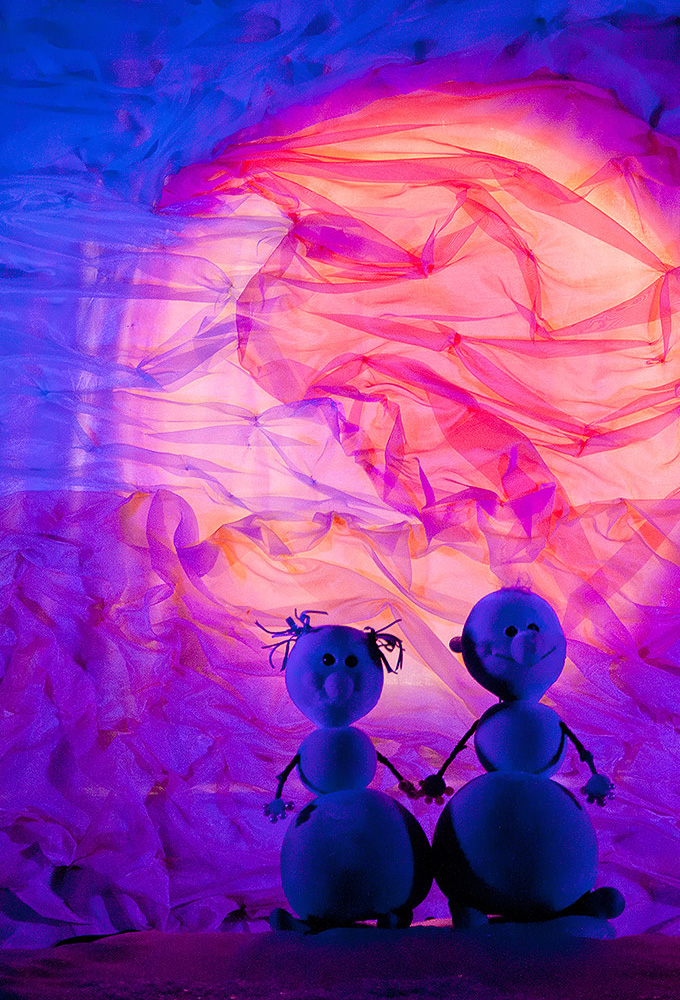 Солнышко и снежные человечки