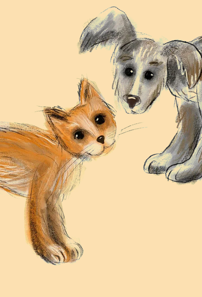 Кошечка и Пёсик